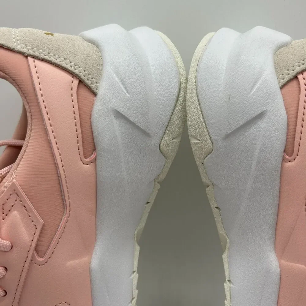 Puma Sneakers Fier Nitro Lthr Lace Up Pink Casual Shoes Women Size 7